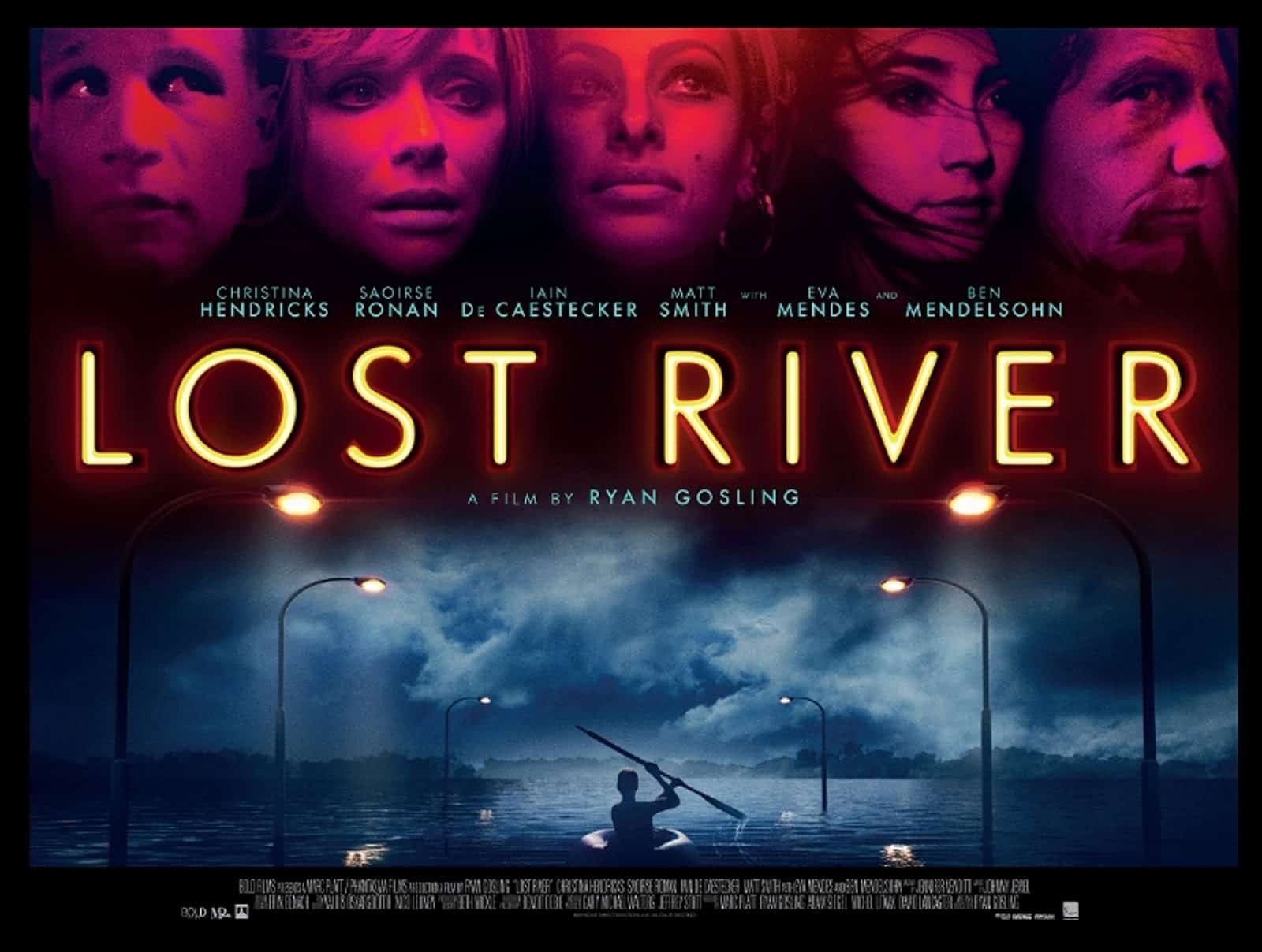 Лучшие триллеры 2024 года. Постер. Lost River Ryan Gosling.