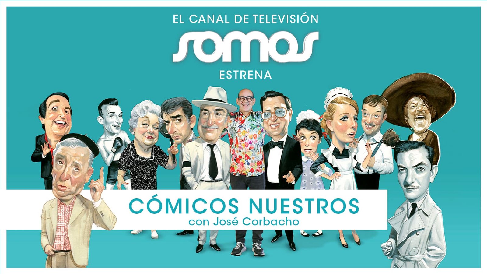El canal Somos estrena ‘Cómicos nuestros’, con José Corbacho.