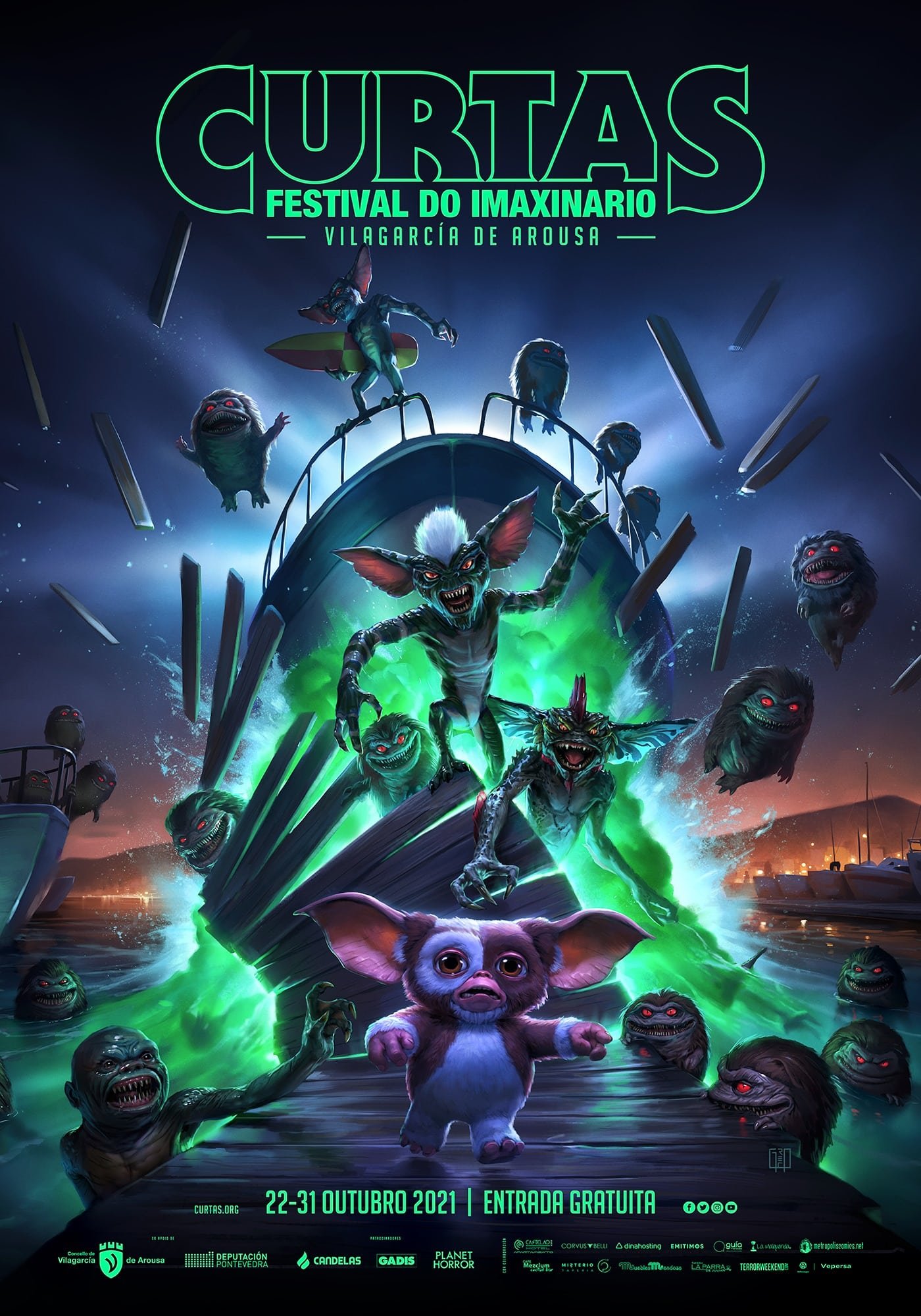 La 49 edición de Curtas Festival do Imaxinario tiene un póster increíble
